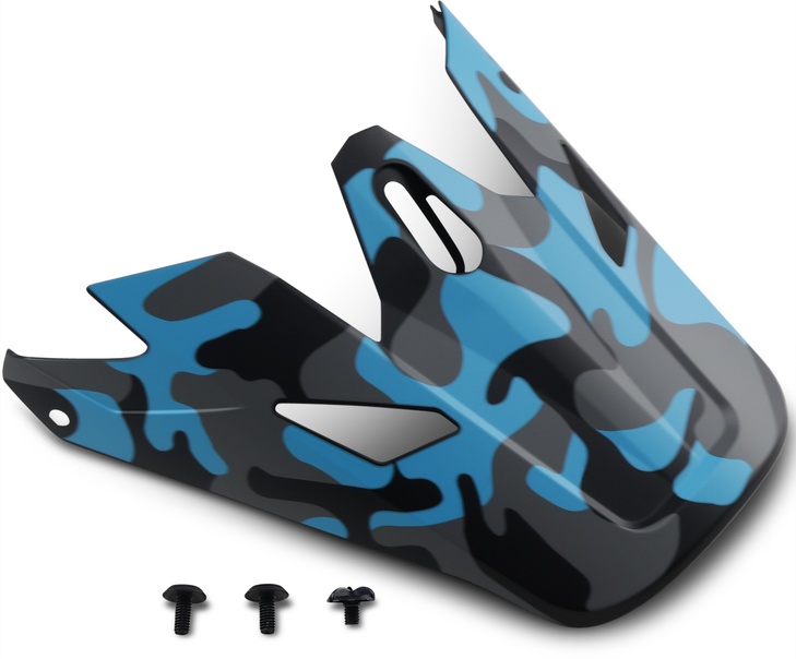 Z1R Rise Visor Kit - Camo - Blue