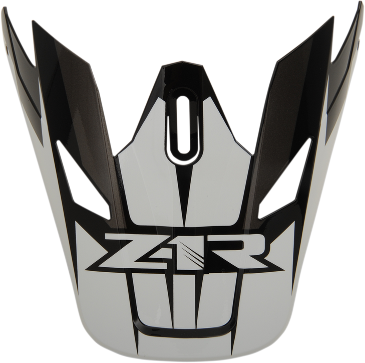 Z1R Rise Visor Kit - Ascend - Black/White