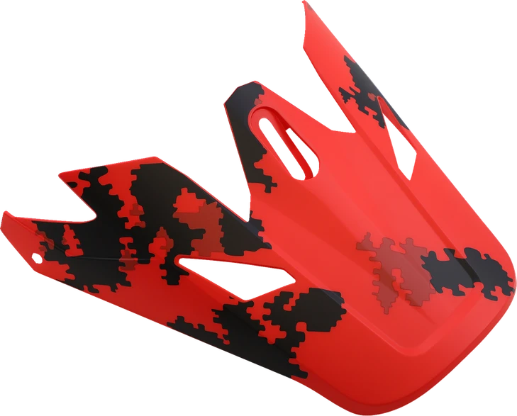 Z1R Rise Visor Kit - Digi Camo - Red