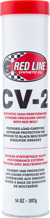 Red Line Synthetic Oil Cv-2 Grease With Moly - 14Oz Tube 80402