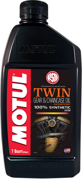 Motul V-Twin Synthetic Gear & Chaincase Oil - 1 U.S. Quart 108063
