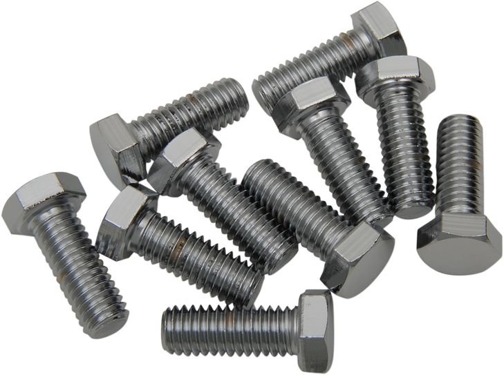 Drag Specialties Bolts - Hex-Head - Chrome - 3/8"-16 X 1-1/4"