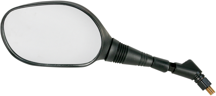 Emgo Mirror - Side View - Oval - Black - Left 20-55232