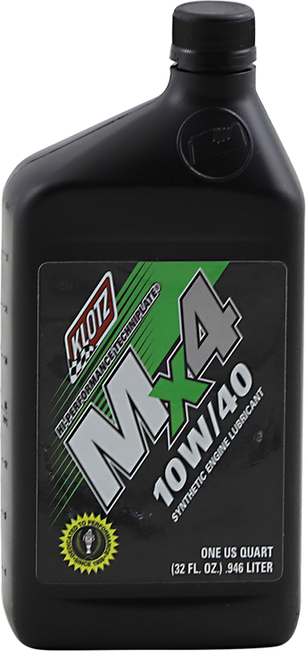 Klotz Oil Mx4 Synthetic Engine Oil - 10W-40 - 1 U.S. Quart Kl-860