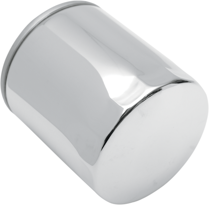 Drag Specialties Magnetic Ring Oil Filter - Chrome - 3-1/4"