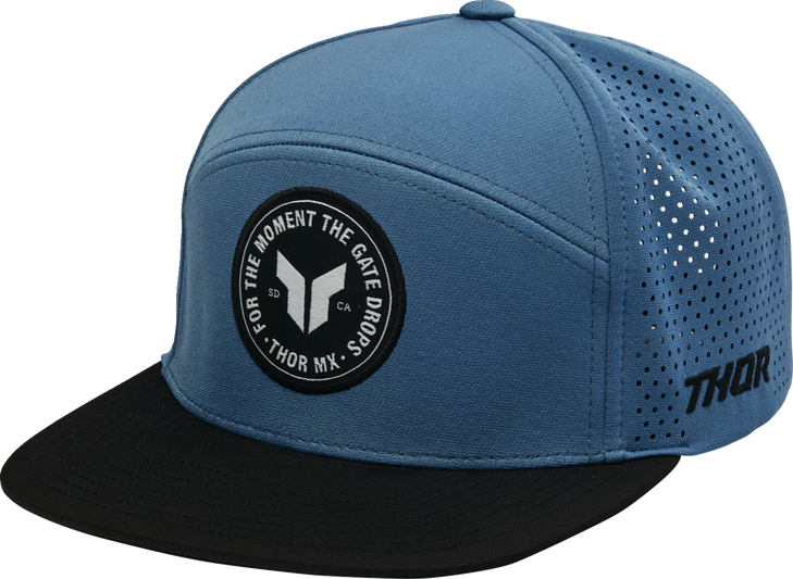 Badge Hat - Slate Blue