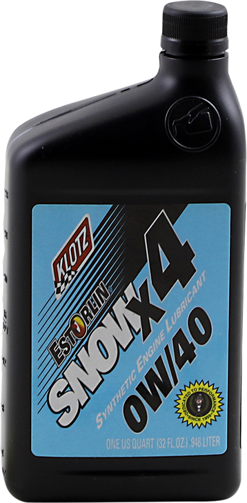 Klotz Oil X4 Snow Oil - 0W-40 - 1 U.S. Quart Ke840