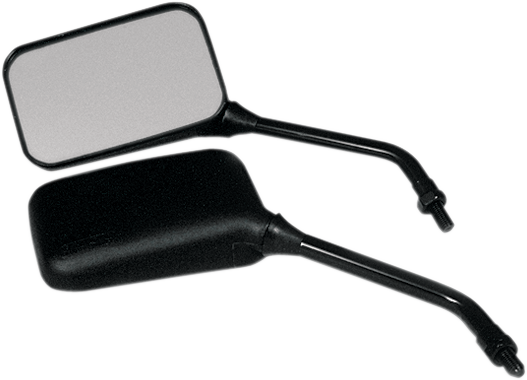 Mirror - Gp Deluxe - Side View - Long - Rectangle - Black 20-78257