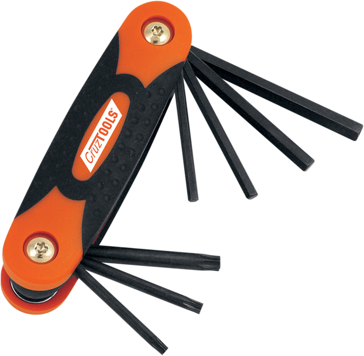 Cruztools Key Set - Hex/Torx - Folding Fht1