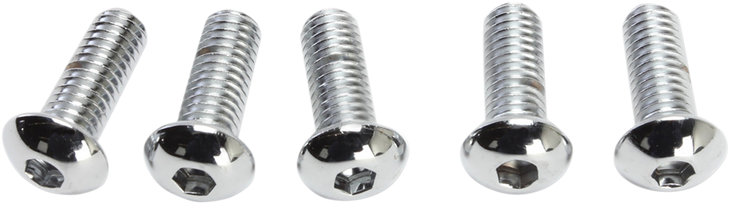 Drag Specialties Bolts - Button Head/Replacement - 5/16"-18 X 1" - 10 Pack
