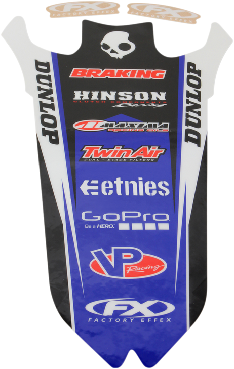 Factory Effex Rear Fender Graphic - Yz 125/250 17-32216