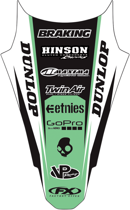 Factory Effex Rear Fender Graphic - Kx 125/250 19-32120