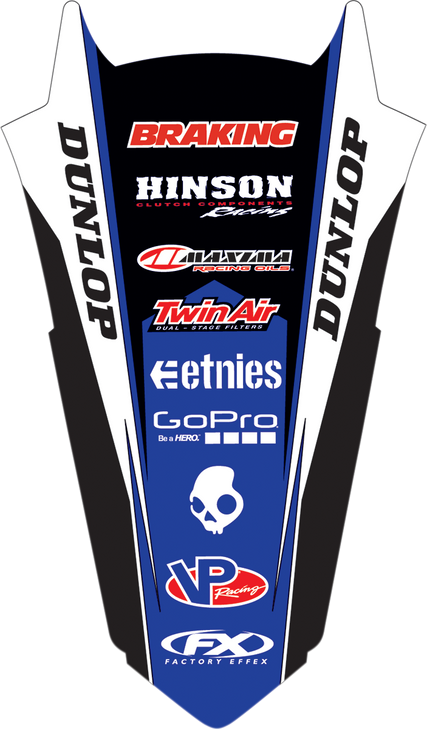 Factory Effex Rear Fender Graphic - Yamaha 17-32206