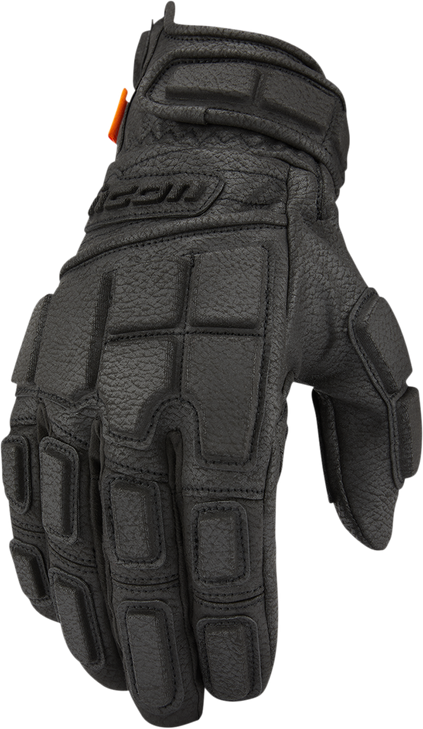Icon Motorhead3 Ce Gloves - Black - Small
