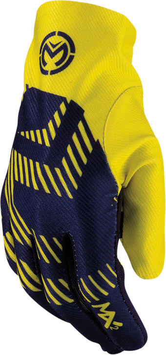 Moose Racing Mx2 Gloves - Navy/Hi-Vis - Large 3330-7036