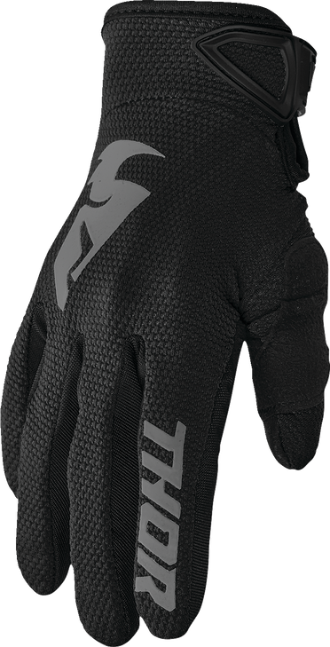Thor Women'S Sector Gloves - Black/Gray - Large