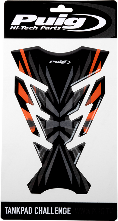 Puig Hi-Tech Parts Tank Pad Challenge Orange 21752T