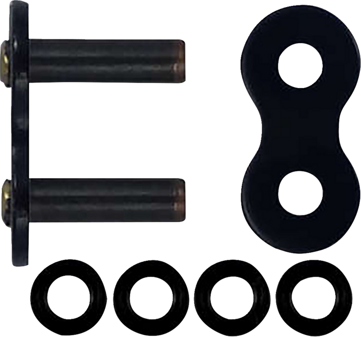 Rk 525 Zxw - Connecting Link - Rivet - Black Scale Bl525Zxw-Rl