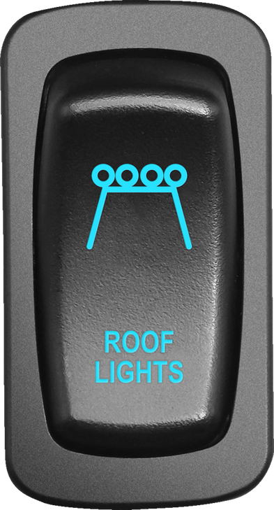 Moose Utility Switch - Roof Light - Blue Rfl-Car-B
