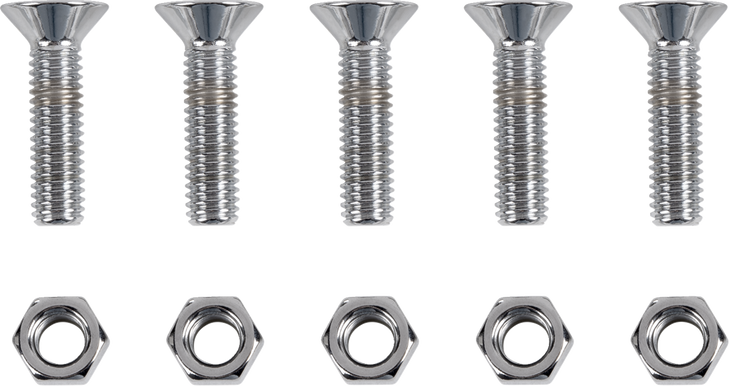 Colony Mounting Hardware Kit With Nuts - Brake Rotor - Socket-Head/Countersunk - 1-1/2" 8791-10