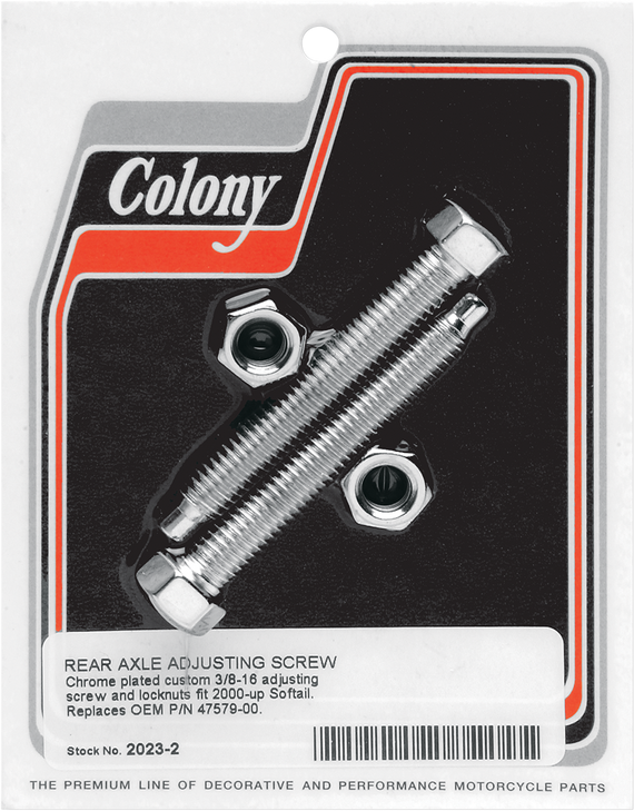 Colony Axle Adjuster - Rear - 00-07 St 2023-2