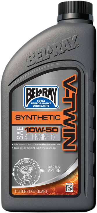 Bel-Ray V-Twin Synthetic Oil - 10W-50 - 1L 96915-Bt1