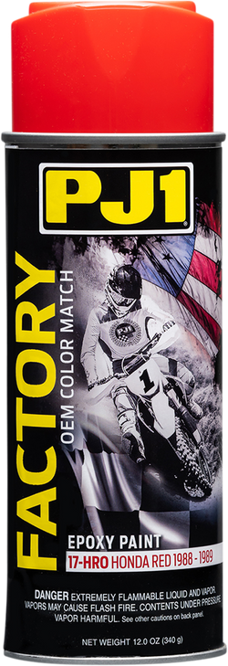 Pj1/Vht Factory Match Paint - Honda Red '88-'89 - 12 Oz. Net Wt. - Aerosol 17-Hro