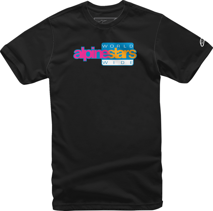 World Wide Again T-Shirt - Black - Xl 1232-72236-10Xl