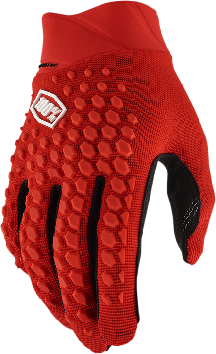 100% Geomatic Gloves - Red - Large 10026-00017