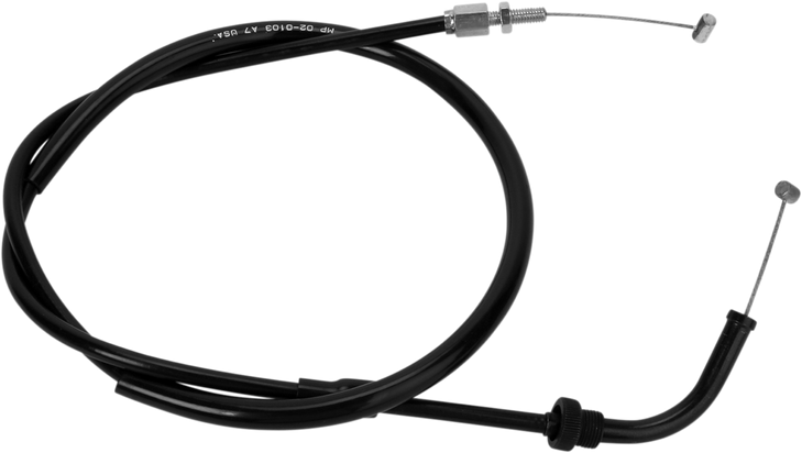 Motion Pro Black Vinyl Throttle Cable - Push - Honda 02-0103