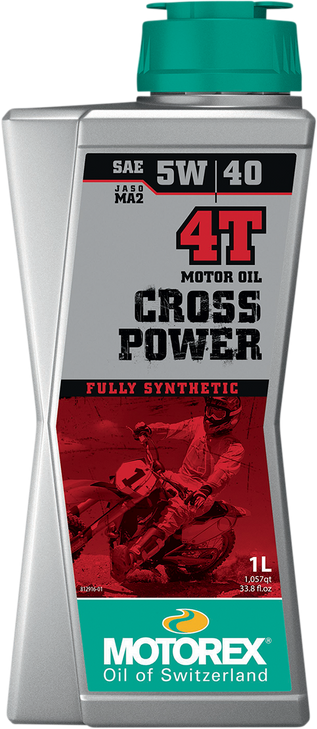 Motorex Cross Power Synthetic 4T Engine Oil - 5W-40 - 1L 308243