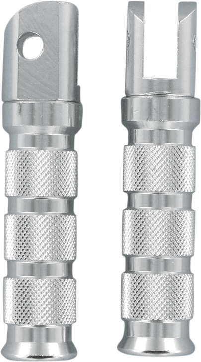 Front Footpegs - Silver - Kawasaki 50-11221