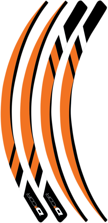 D'Cor Visuals Rim Decal - Orange 40-80-218