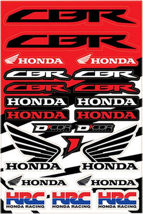 D'Cor Visuals Decal Sheet - Honda Street 40-10-102