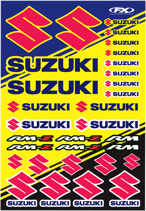 Factory Effex Decal Kit - Suzuki 22-68430