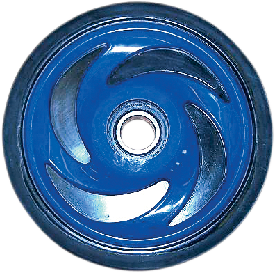 Parts Unlimited Idler Wheel With Insert/Bearing 6205-2Rs - Indy Blue - Group 8 - 5.35" Od X 0.75" Id