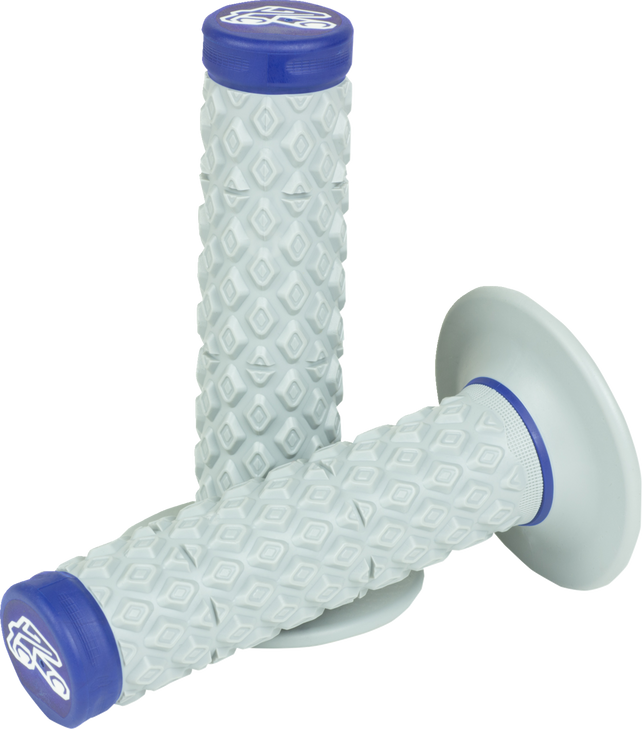 Renthal Mx Dual Grips - Comfort - Soft/Firm - Blue G206