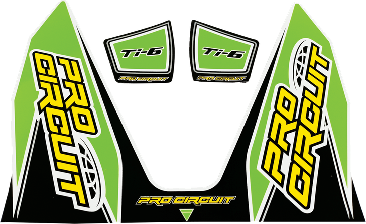Pro Circuit Ti-6 Decal - Green Dc22Ti6-Grn