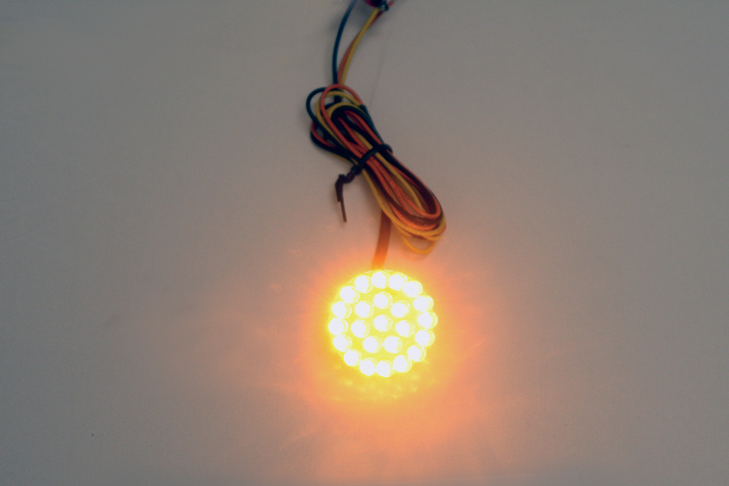 Custom Dynamics 1.25" Universal Led Cluster - Amber Gen-125-A