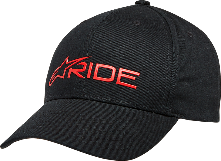 Ride 3.0 Hat - Black/Red - One Size 1232-81030-1030
