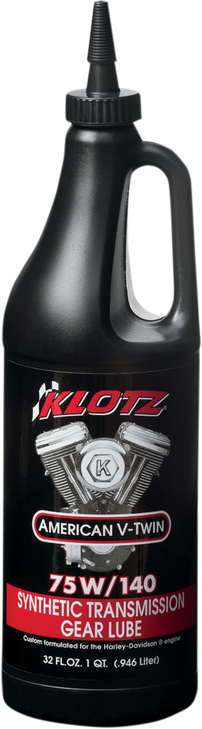 Klotz Oil Big Twin Synthetic Transmission Lube - 75W-140 - 1 U.S. Quart Kh-Gl140