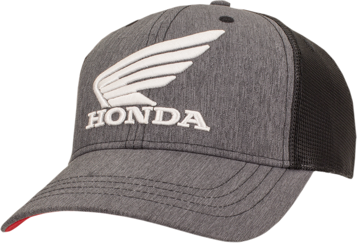 Honda Apparel Honda Utility Hat - Gray/Black/Red Np21A-H1829