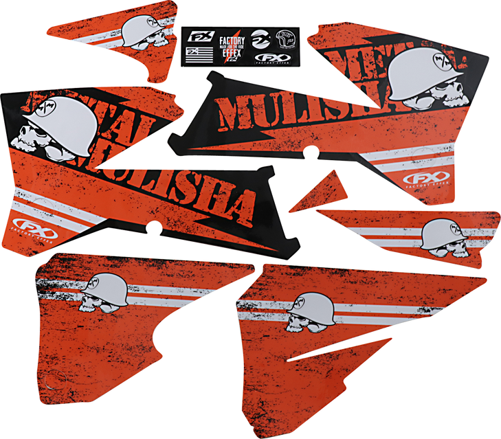 Factory Effex Metal Mulisha Graphic Kit - Ktm 23-11522