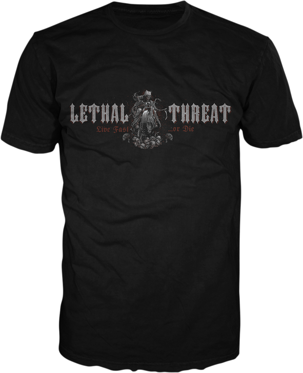 Lethal Threat Live Fast Reaper T-Shirt - Black - Xl Lt20855Xl