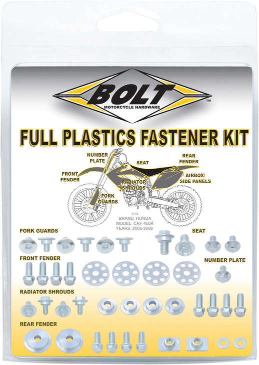 Bolt Body Work Fastener Kit - Honda Hon-0007124