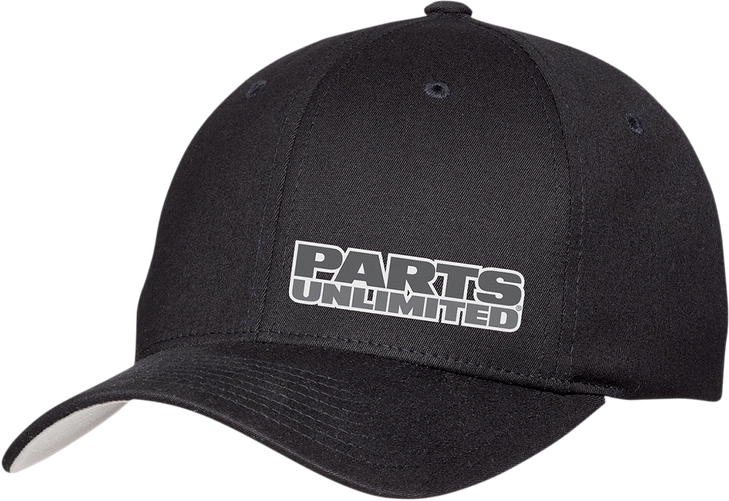 Throttle Threads Parts Unlimited Curved Bill Hat - Black - Small/Medium Psu29H51Bksm