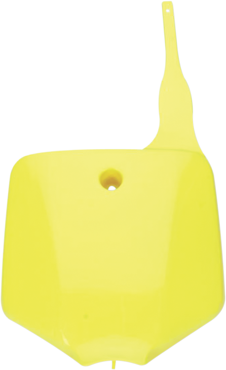 Front Number Plate - Neon Yellow Su03926-102