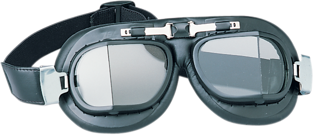 Drag Specialties Red Baron Goggles - Matte Black
