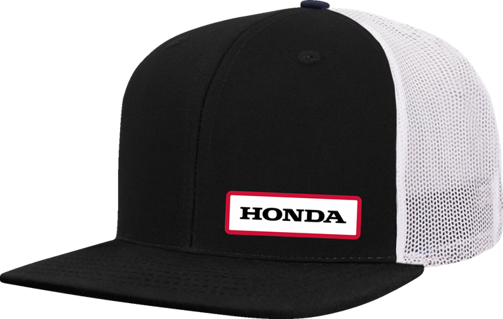 Honda Apparel Honda Wing Trucker Hat - Black/White Lem25-H48