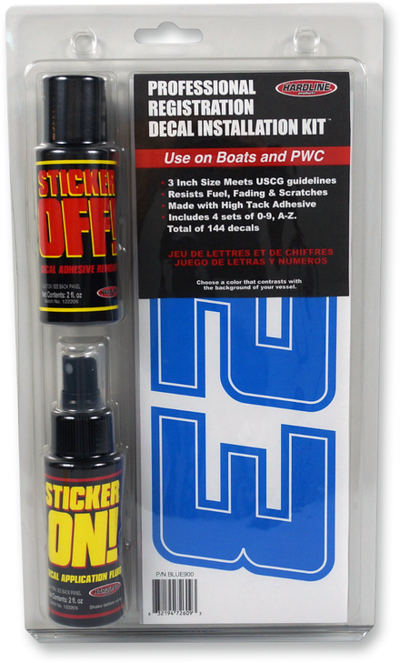 Hardline Decal Registration Kit - Blue Blue900